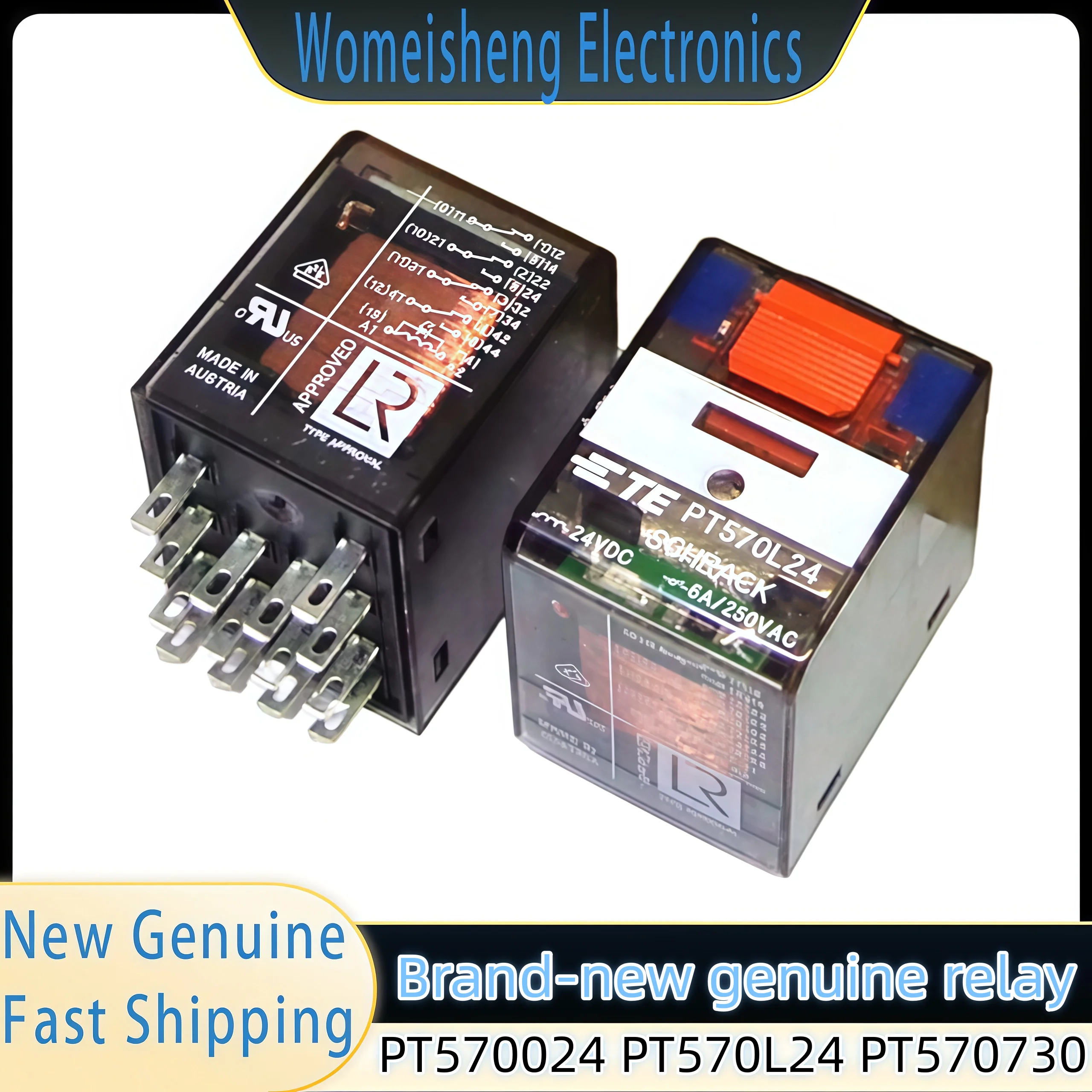 

Новое оригинальное реле серии PT570024 PT570L24 PT570730, 1 шт.