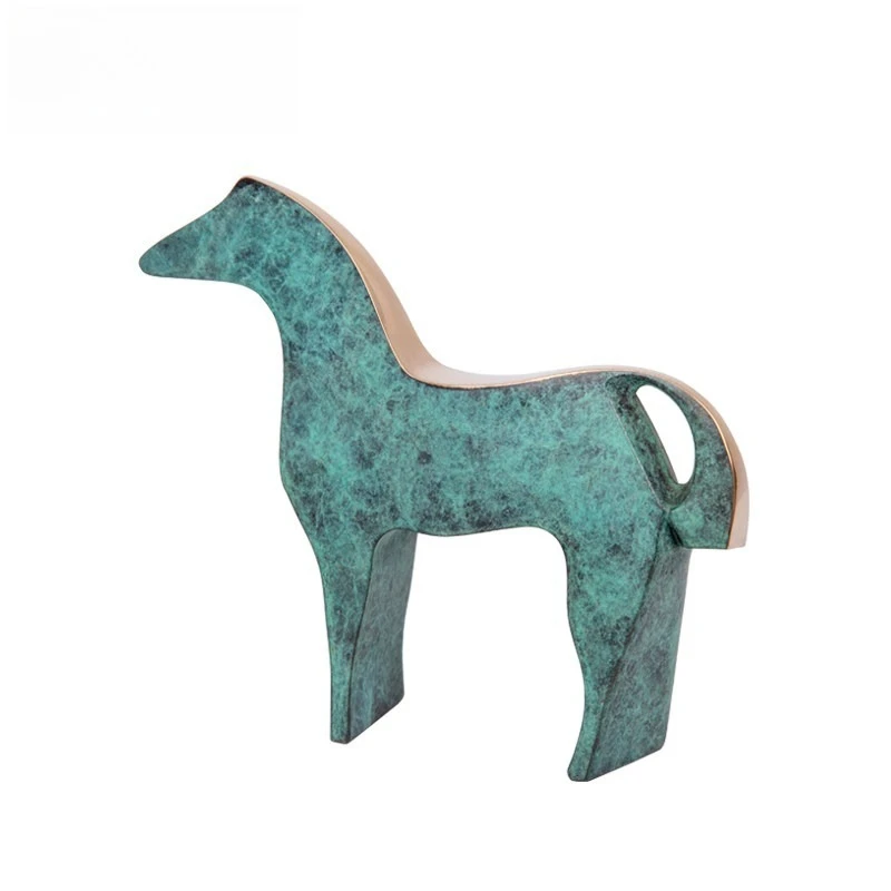 

Bronze horse ornament, zodiac horse birthday gift, senior business gift, souvenir ornament