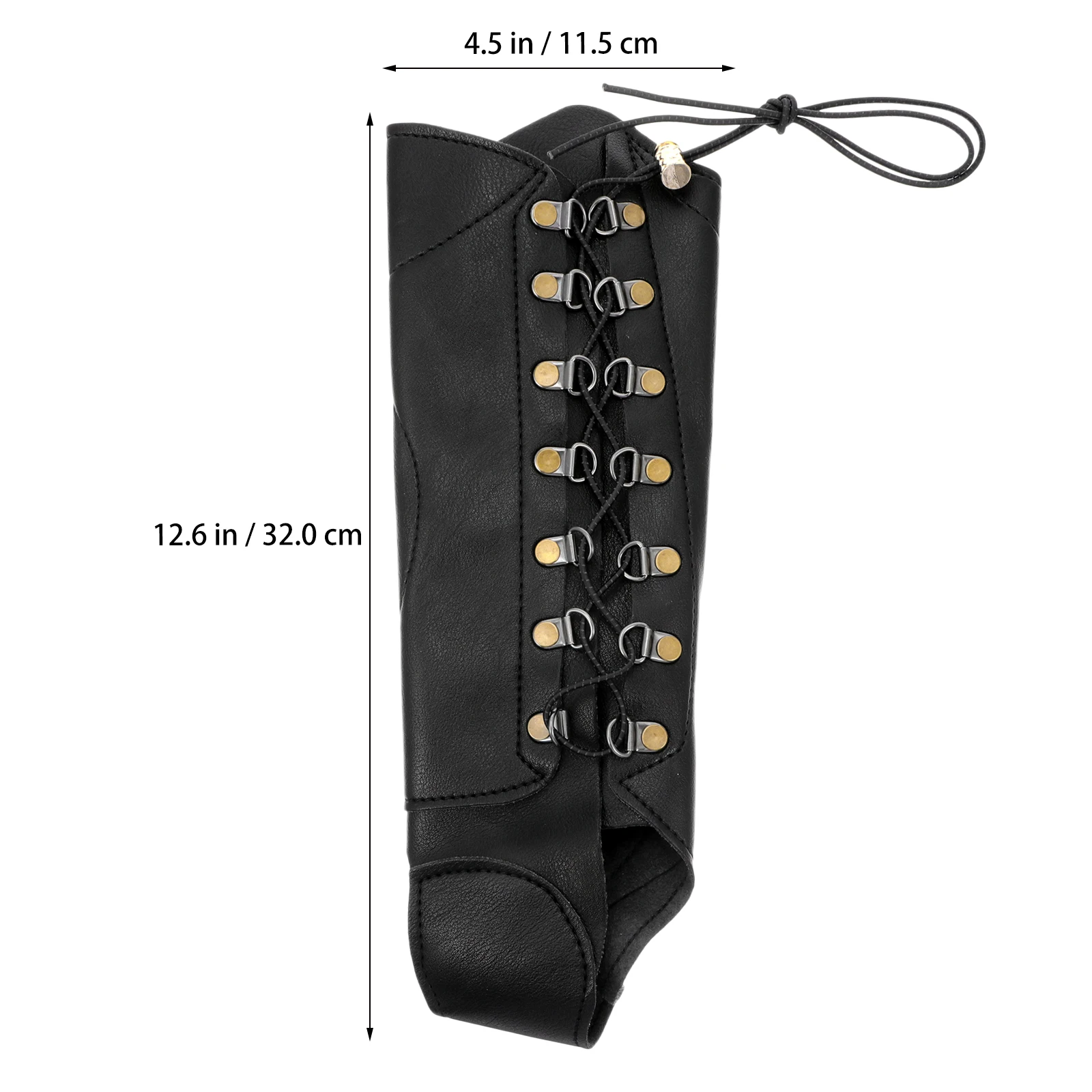 อุปกรณ์ป้องกันแขนยิงธนู ทำจากวัสดุ PU ทนทาน สำหรับผู้ที่ชื่นชอบการยิงธนู ปรับระดับได้ พร้อมตัวล็อค