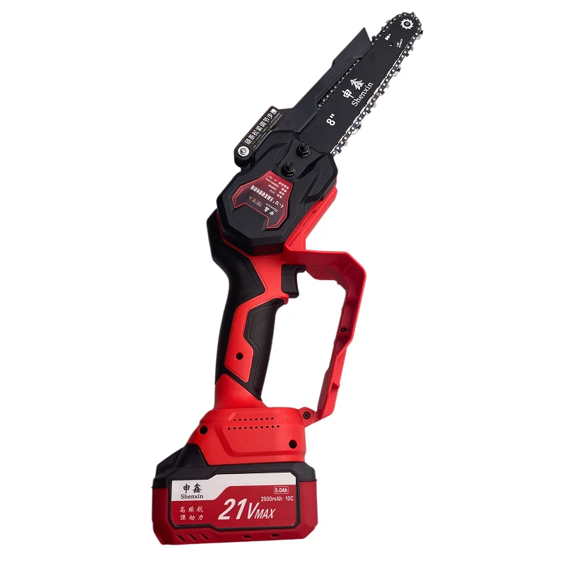 

8 Inch 21V Portable Handheld Mini Chainsaw Cordless Electric Chainsaw Electric Cordless Saw Handheld Mini Chainsaw