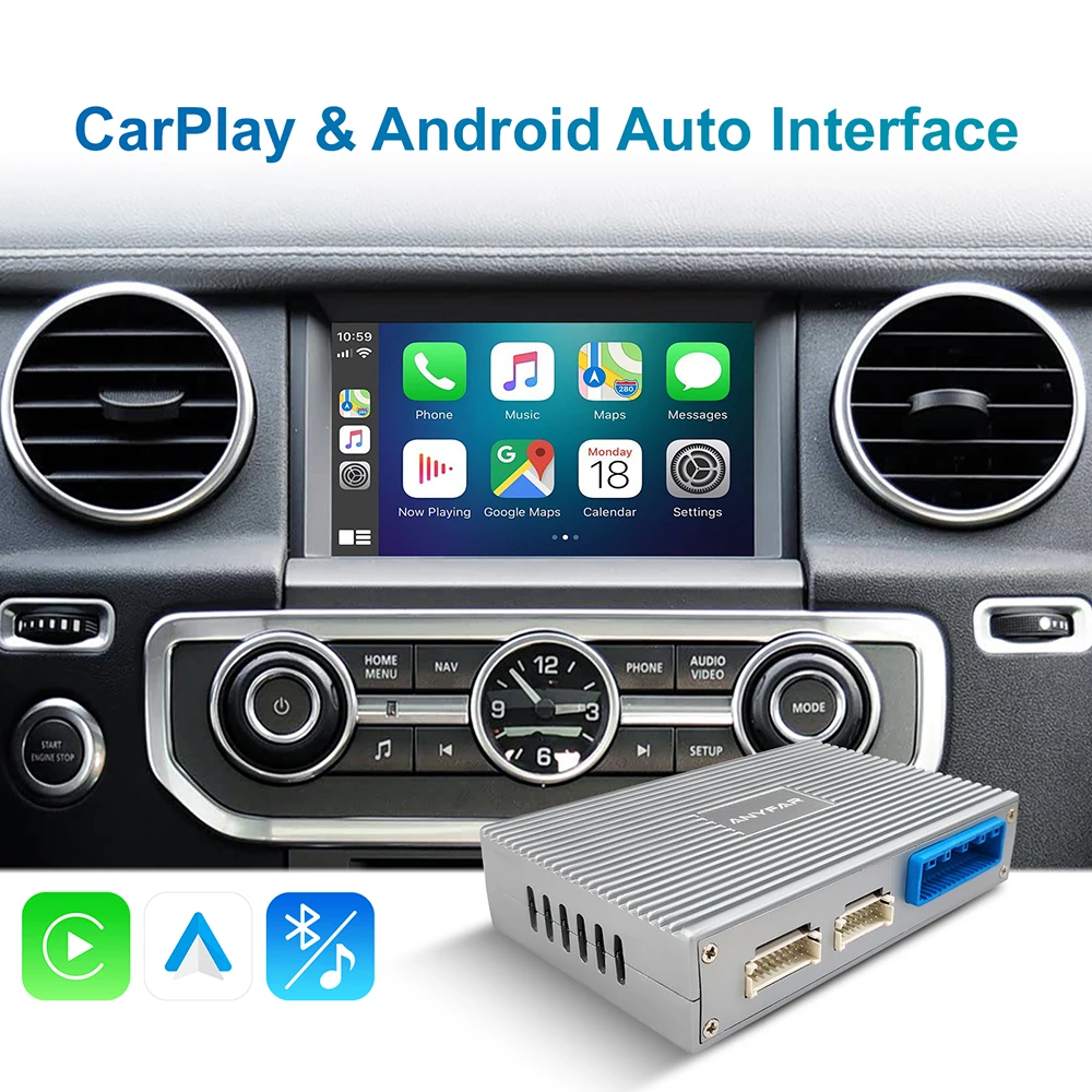 

For Wireless Carplay For Land Rover/Jaguar/Range Rover/Evoque/Discovery Android Auto Ai Box Multimedia USB Navigation