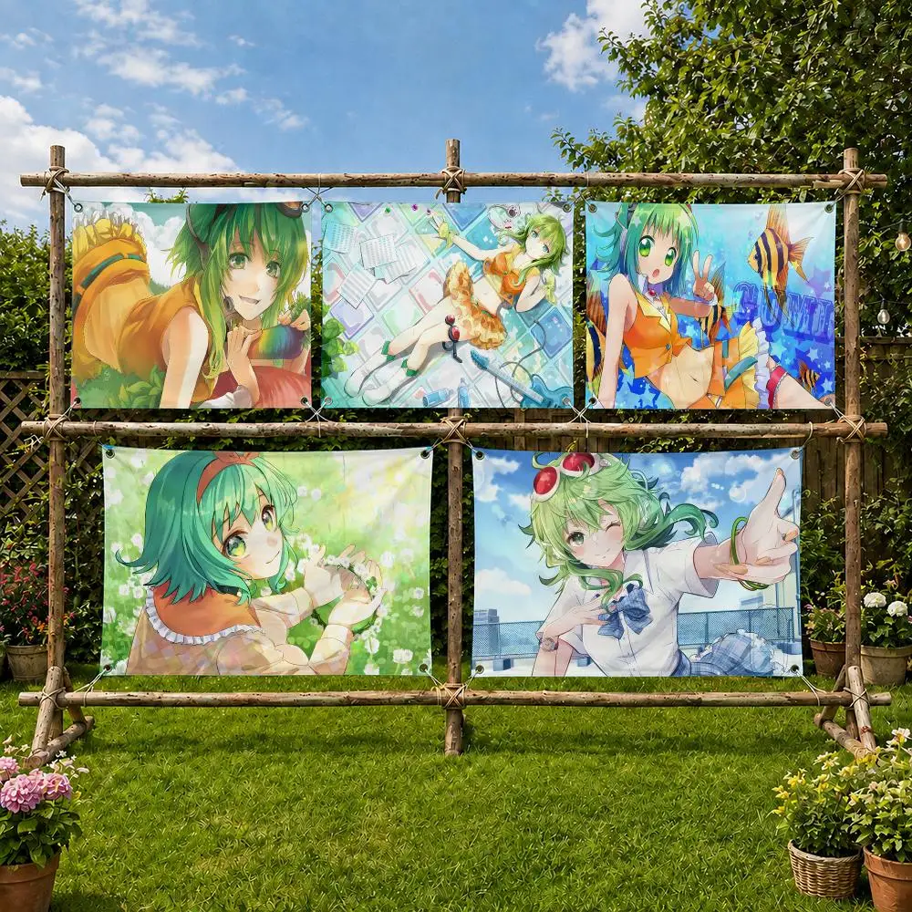 megpoid-gumi-vocaloid-bandeiras-adoraveis-tecido-macio-e-agradavel-ao-toque-tapecaria-duravel-ideal-para-festas-ao-ar-livre-decoracao-de-salas-de-estar-quartos-e-outros-espacos