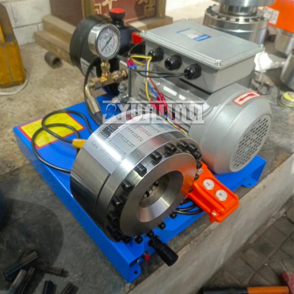 2.2kw Hydraulic Hose Crimper Machine Electric Shrinking Machine High-pressure Oil Pipe 10-31mm Hydraulic Hose Crimping Machine