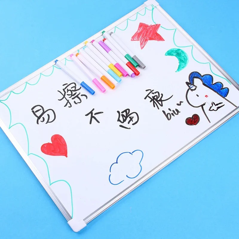 12 Pcs Water-soluble Liquid Chalk Non-dust Chalk Erasable Chalk Drawing Pen for  Black Board Whiteboard Glass Tiles