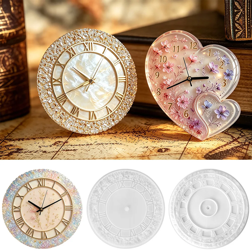Diamant Facetgeslepen Klok Sil - Resin Art Wall Clock recensie en prijs