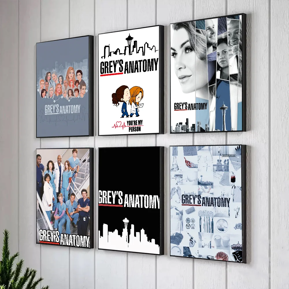 Classic TV Show Greys Anatomy Poster Prints Artwork festival Bedroom Club living room Home Deco