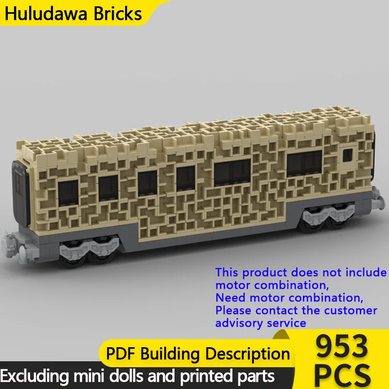 

City Car Model MOC Building Bricks Popular Movie Train Car Vagon Modular Technology Children Holiday Gifts Assemble Toys Suit