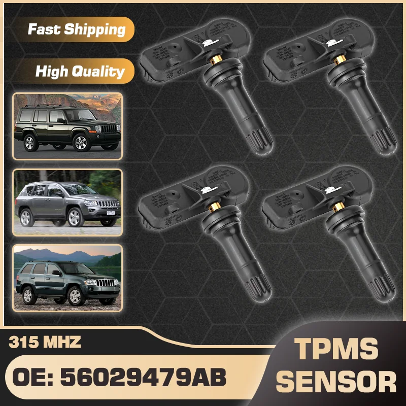 

315 MHz TPMS Tire Pressure Sensor 56029479AB For Jeep Commander 2006-2007 Jeep Compass 2007-2015 Jeep Grand Cherokee 2005 2007