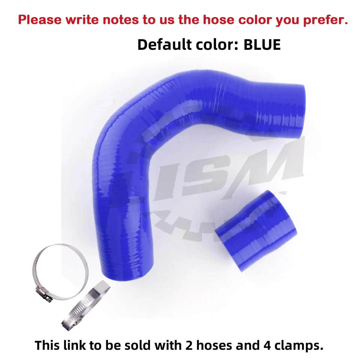 

2PCS For 1999-2009 Volvo S60 S60R V70 V70R 2000 2001 2002 For Volvo Silicone Boost Coupler Lower Intercooler Hose Pipe Tube Kit
