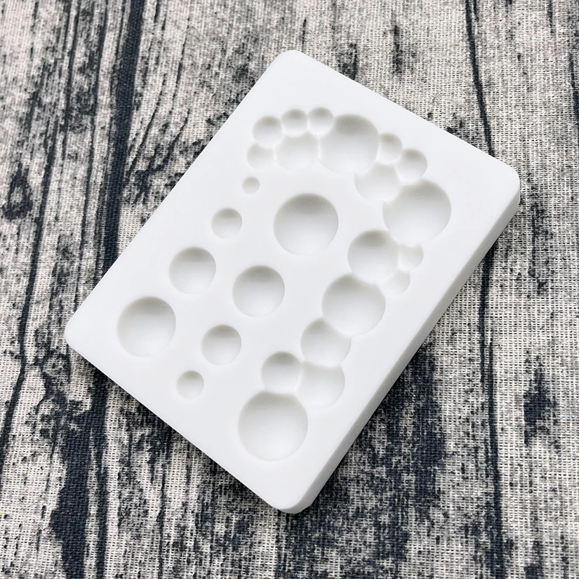 Perle Kreis Silikon Sugar Mold Harz Werkzeuge Cupcake Backform Fondant Kuchen Dekorieren Werkzeuge – Detail 10