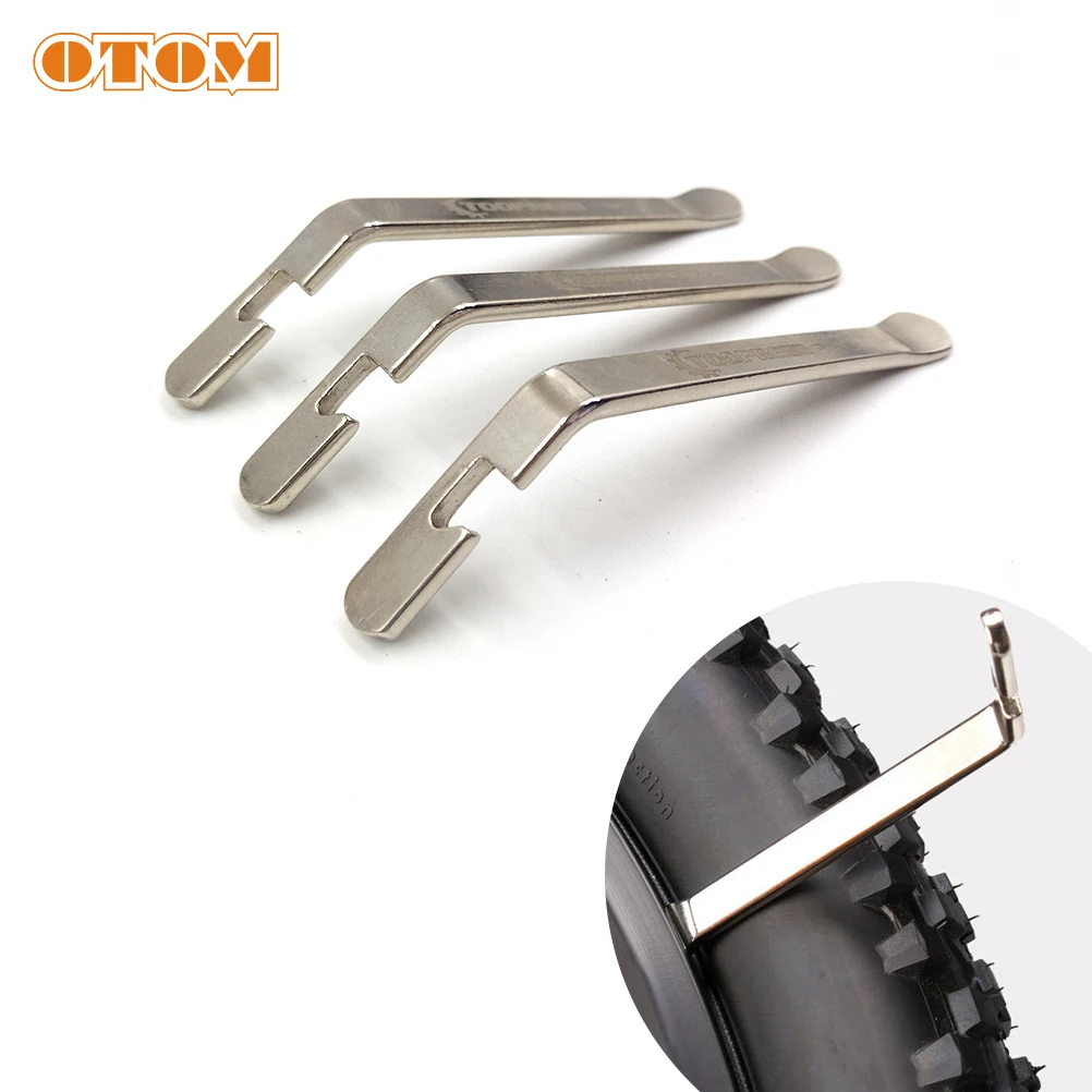 OTOM Hot Sale Set of 3 Tire Lever Multi-function Repair Tool Stainless Steel Crowbar Spoons Removal For Sur-Ron Light-bee Bikes