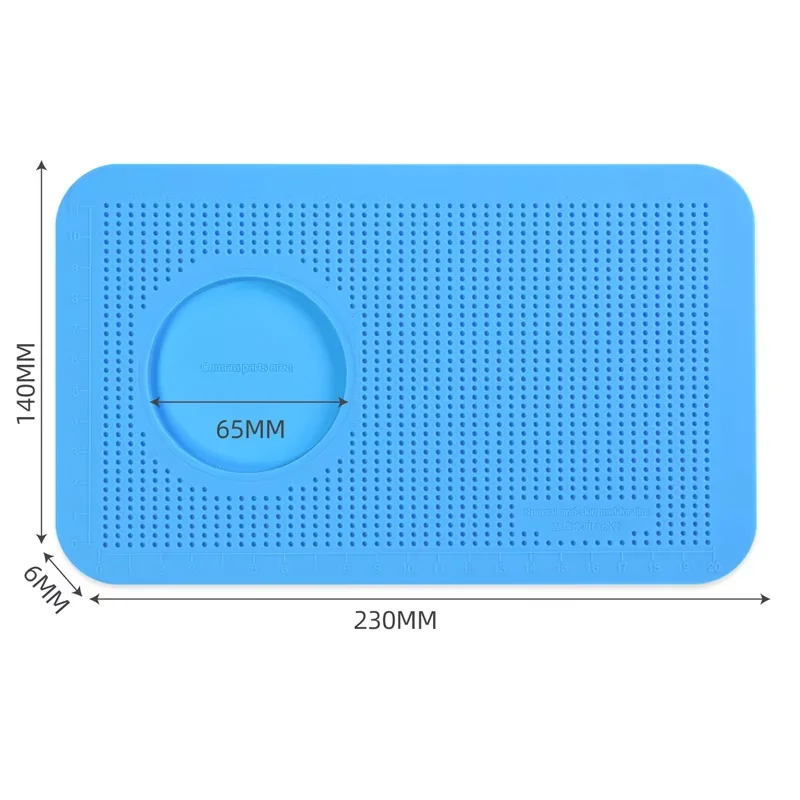TE-738 Screen Film Protector Anti-slip Pad Multiple Devices Camera Protection Silicone Pad Repair Kits Mini Repair Mat