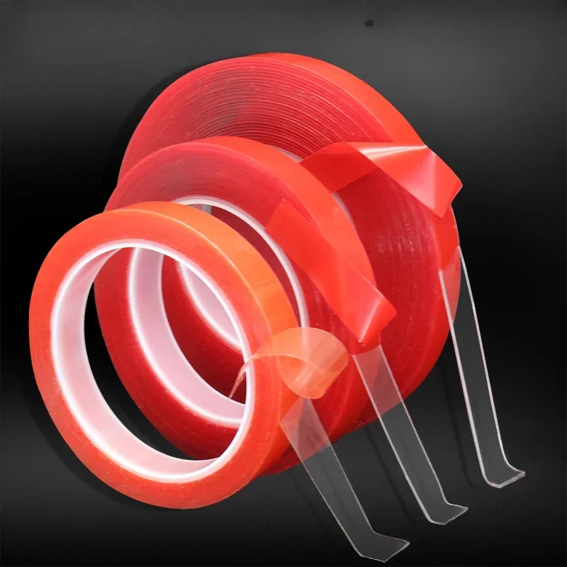 Force Non-marking อะคริลิคใสเทปสองหน้า Photo Wall กาวโทรศัพท์มือถือกาวสติกเกอร์ไม่ทิ้ง Mark Tape