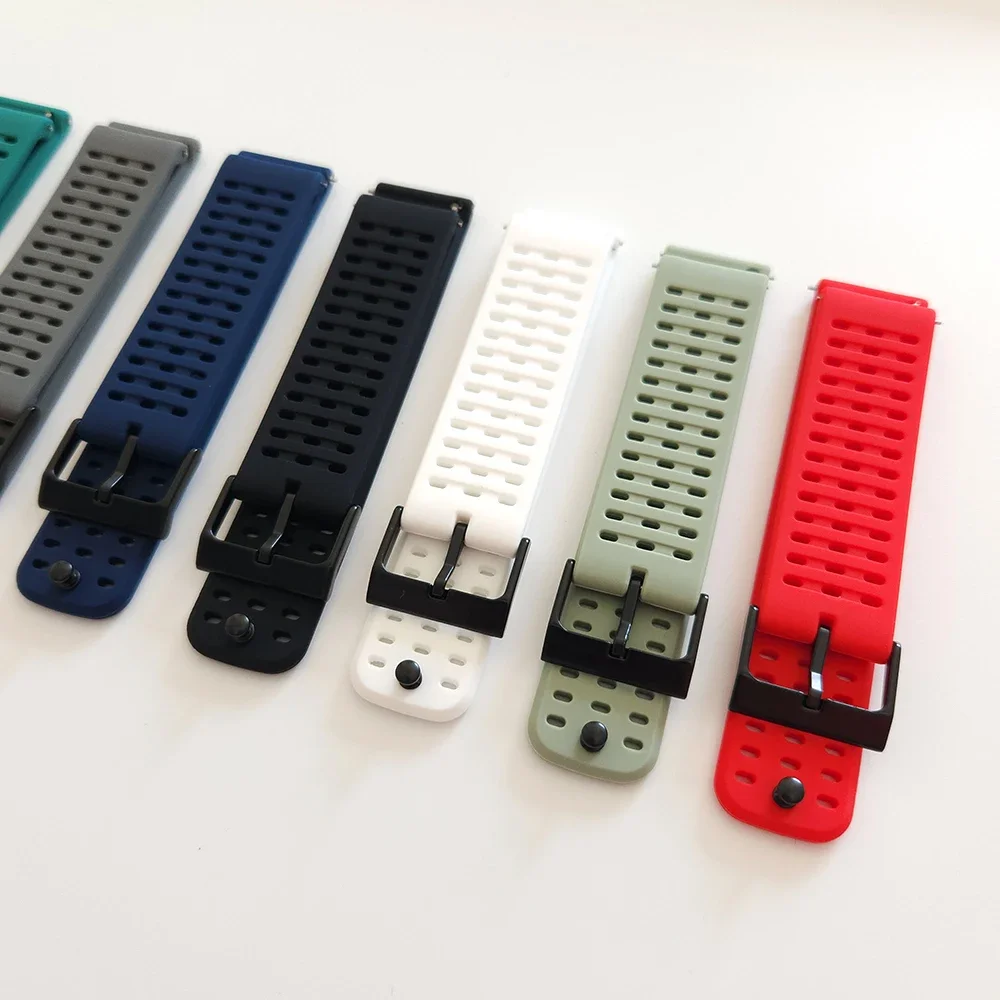 22mm Silicone Strap For Suunto Ocean / RACE S / Vertical Replacement Watch Band For Suunto 5 9 Peak Pro Wristband Accessories