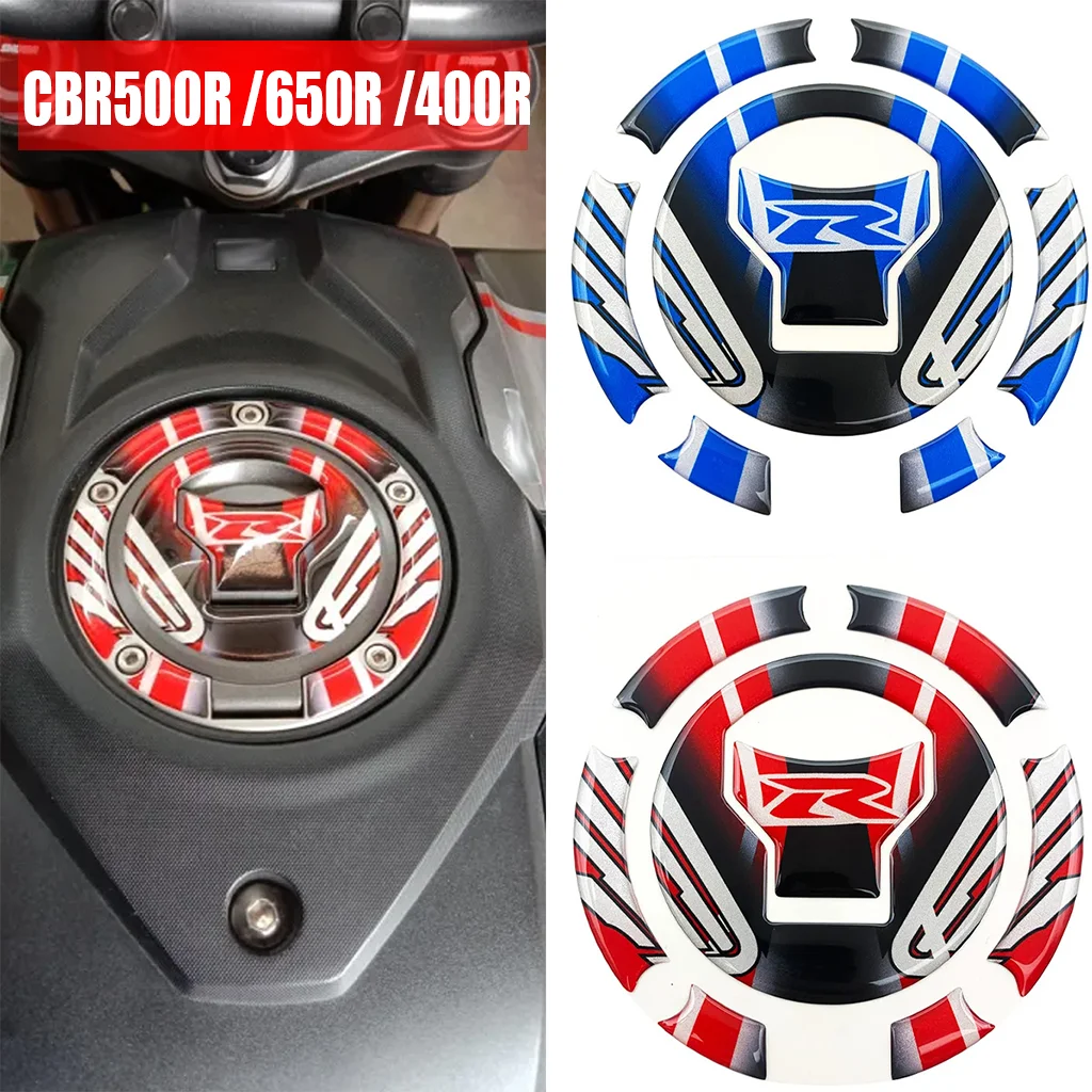 

3D Motorcycle Accessories Fuel Tank Cap Decals Cover Sticker Protection Decals for CBR650R 500R CB400R 650R 500X
