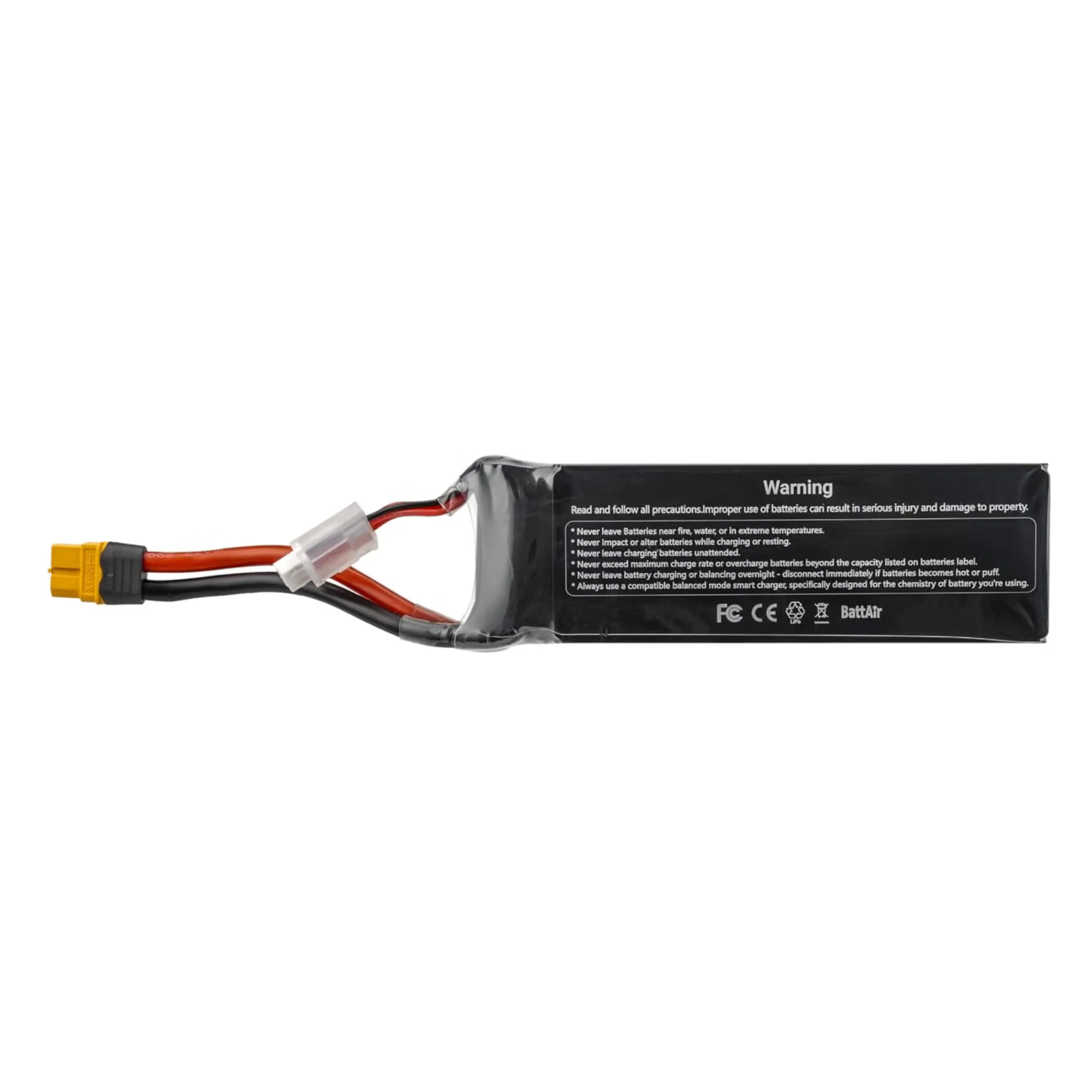 ISDT 3S 11.1V 5200mAh 80C Smart LiPo Battery XT60 Plug BattAir RC Pack for Car Plane Helicopter Boat with LiPo Bag （ 1PCS ）