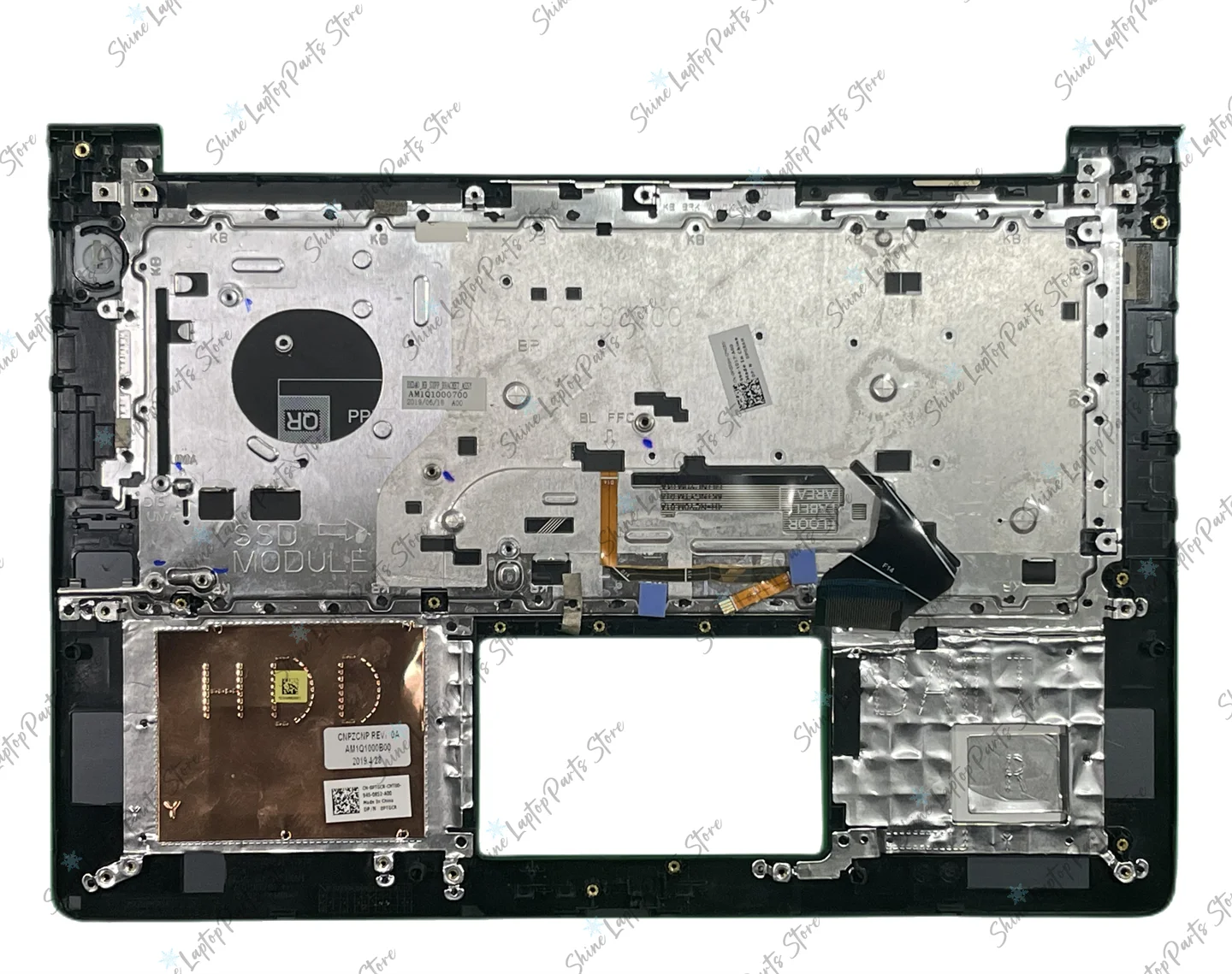 Imagem -03 - para Dell Vostro 5468 V5468 c Capa c Case Palmrest Laptop Tampa Superior Case Backlit Teclado 0ptgcr Novo