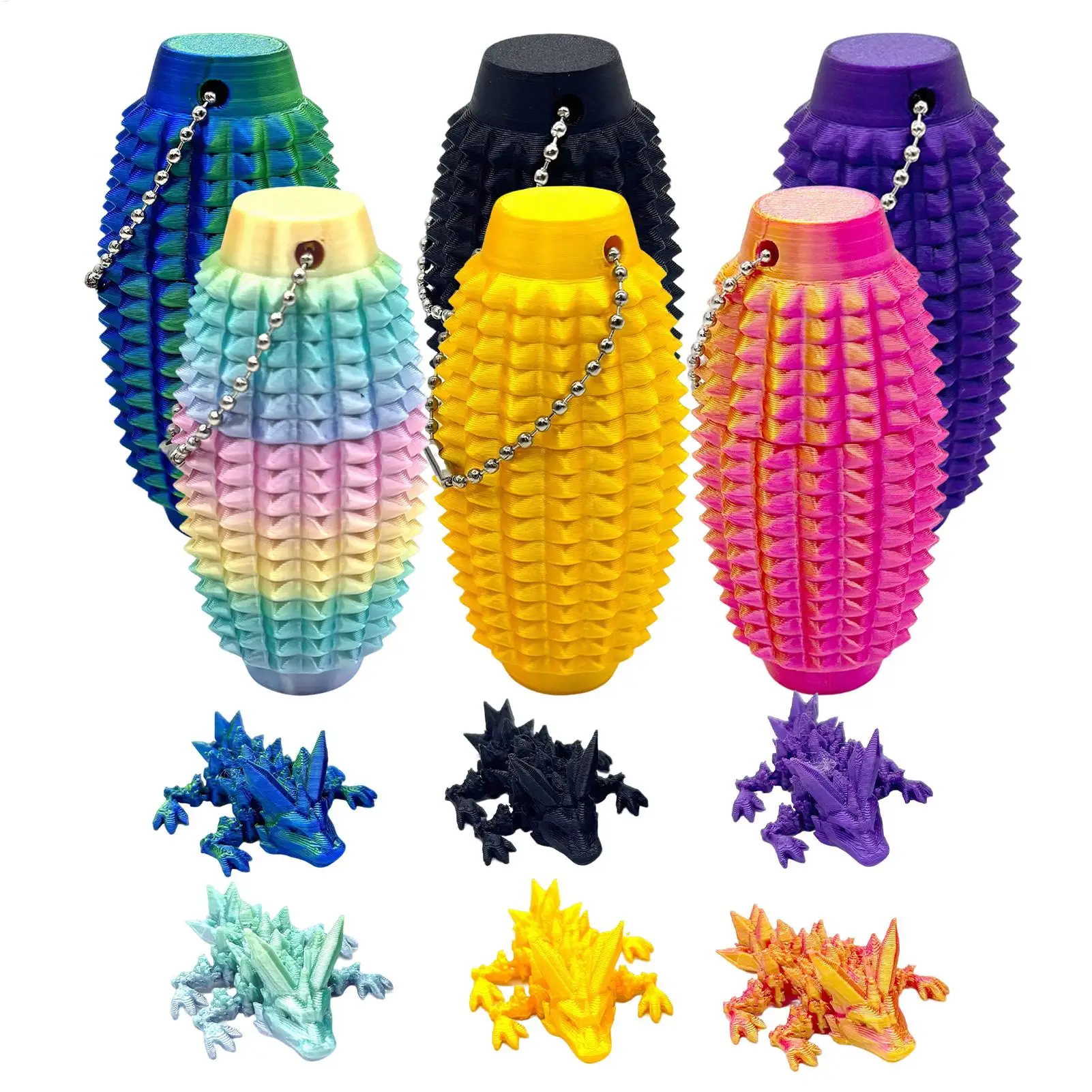 Stim Toy 小型刺激フィジェットおもちゃ 3D プリント鎮静ポータブルスパイキーチャーム抗ストレス大人ティーン学校教室