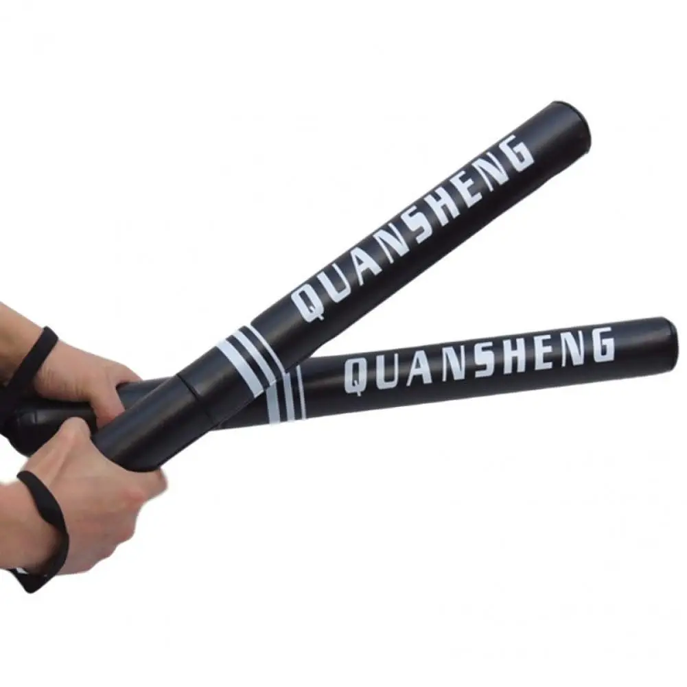 Boxing stick gloves in action during training