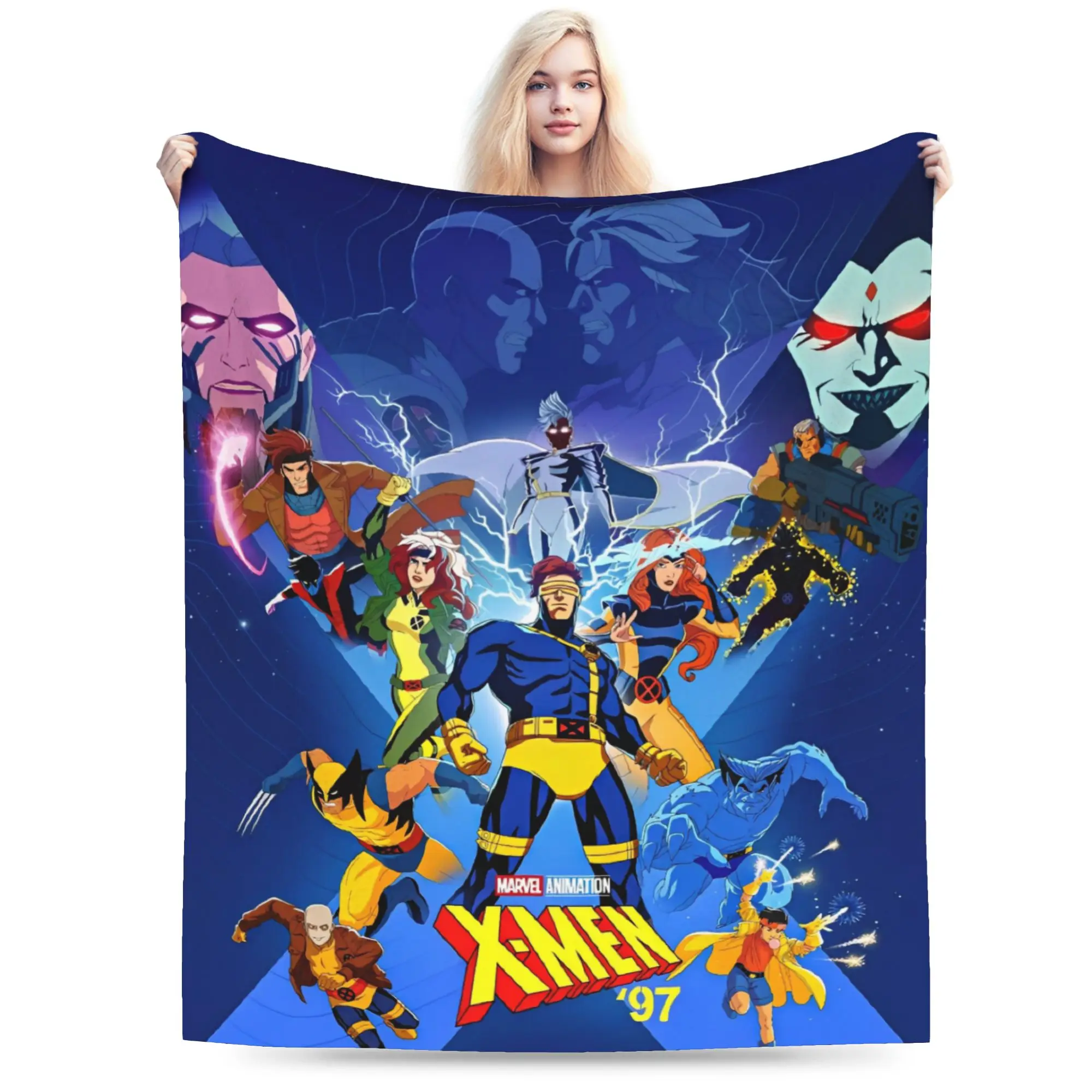 

Одеяло X man X-MAN Marvel Hero, ультрамягкое фланелевое одеяло с исцеляющими подарками, покрывала