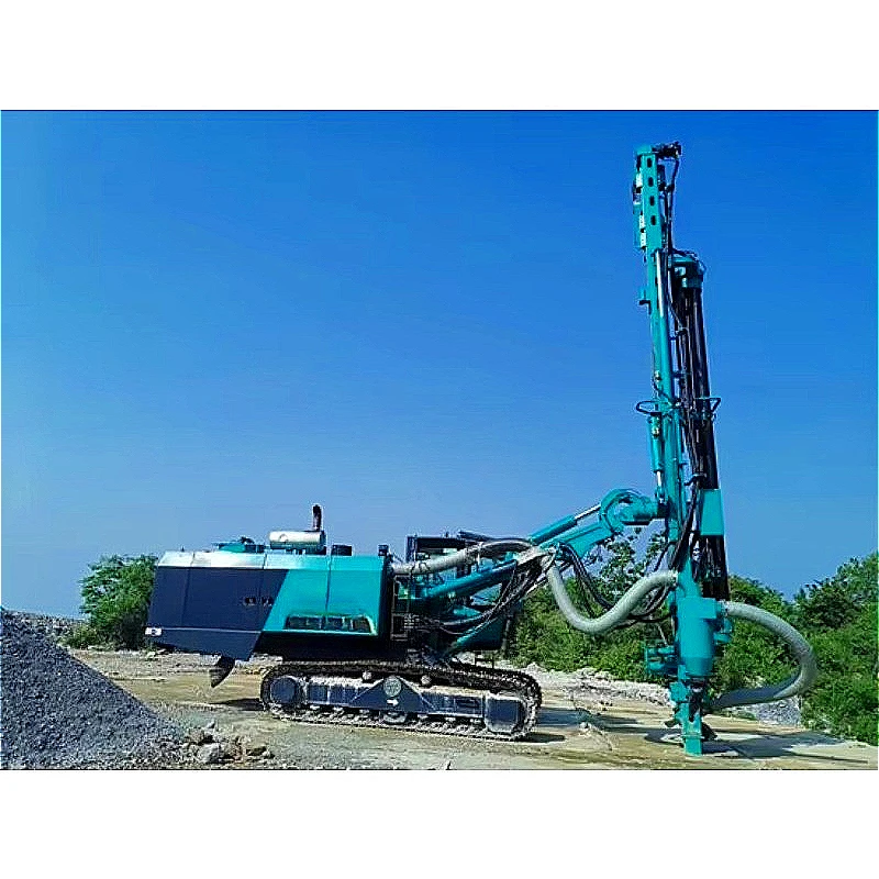 Crawler DTH Blast Hole Rig Mining Construction Water Well Drilling Geothermal Piling Customized Design Durable Machine Hot Sale