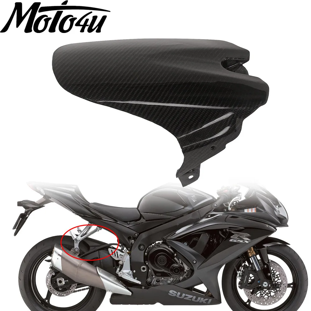 

Carbon Fiber Motorcycle Rear Wheel Hugger Fender Mudguard Mud Splash Guard For SUZUKI GSXR600 GSXR750 2006-2010