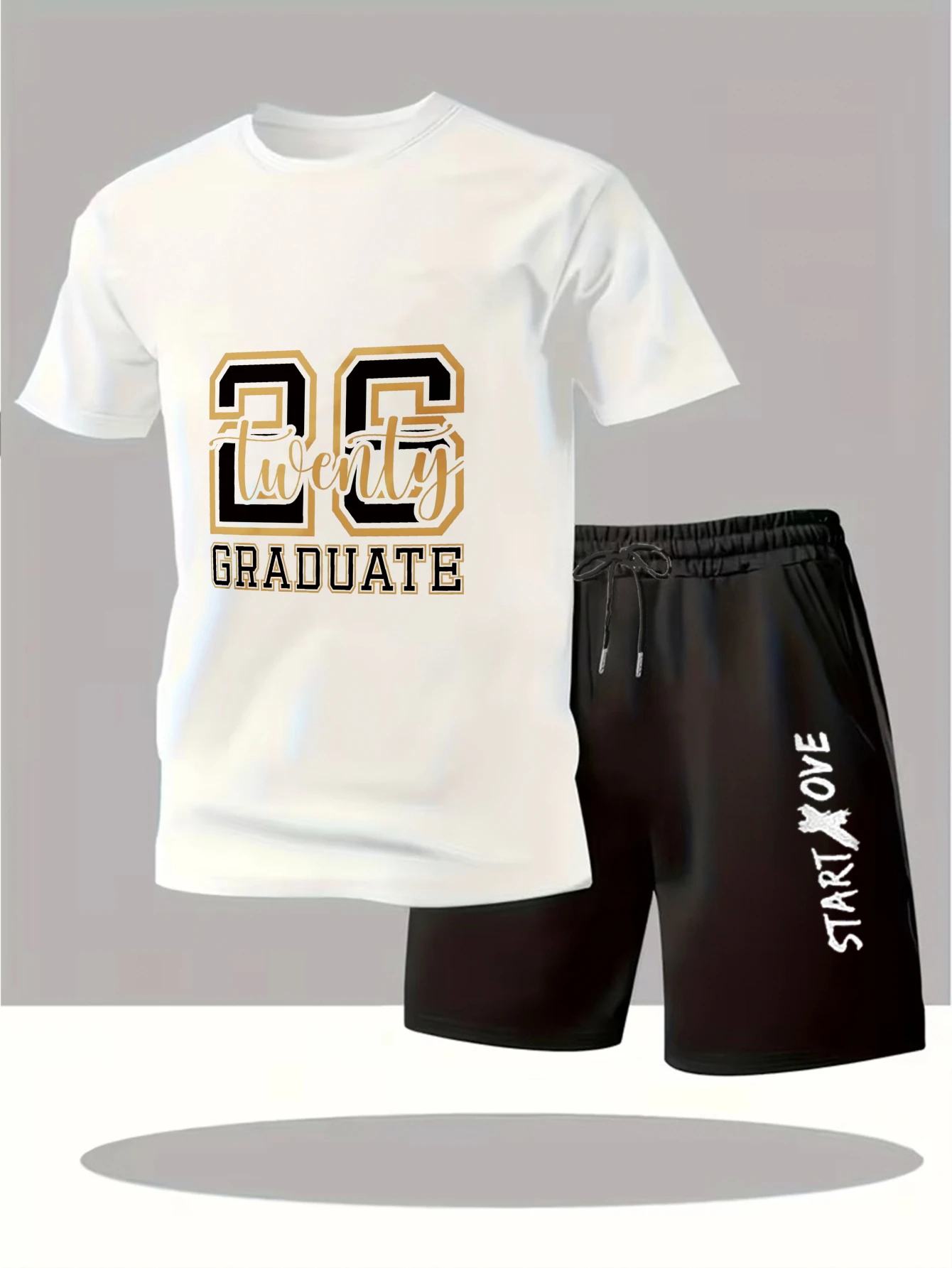 men's set 2025 summer men's clothing men's clothing Printed Breathable football Suit for man men's chandals Graphic men's set