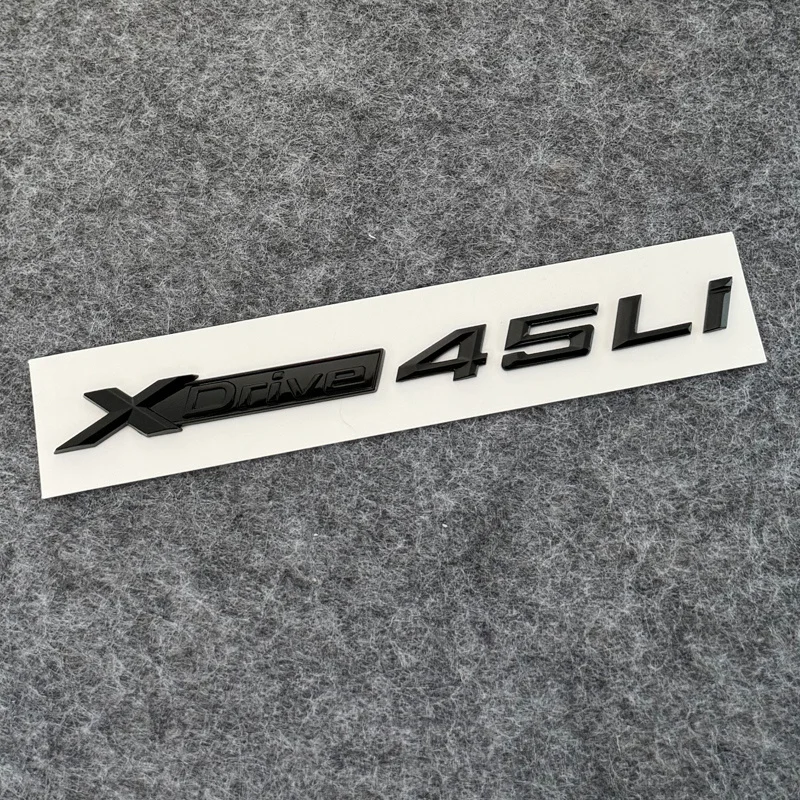Etiqueta engomada del insignia del maletero del guardabarros del coche para BMW X1 X2 X3 X4 X5 X6 X7 Xdrive 20LI 25LI 28LI 30LI 35LI 40LI 45LI 50 accesorios del logotipo del emblema