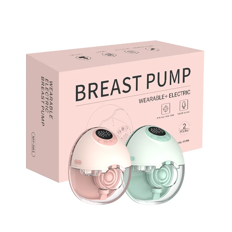 

High Quality Breast Pump Free Hands Electric Wearable Breast Pump With Voice Broadcast and Milk Level Detection