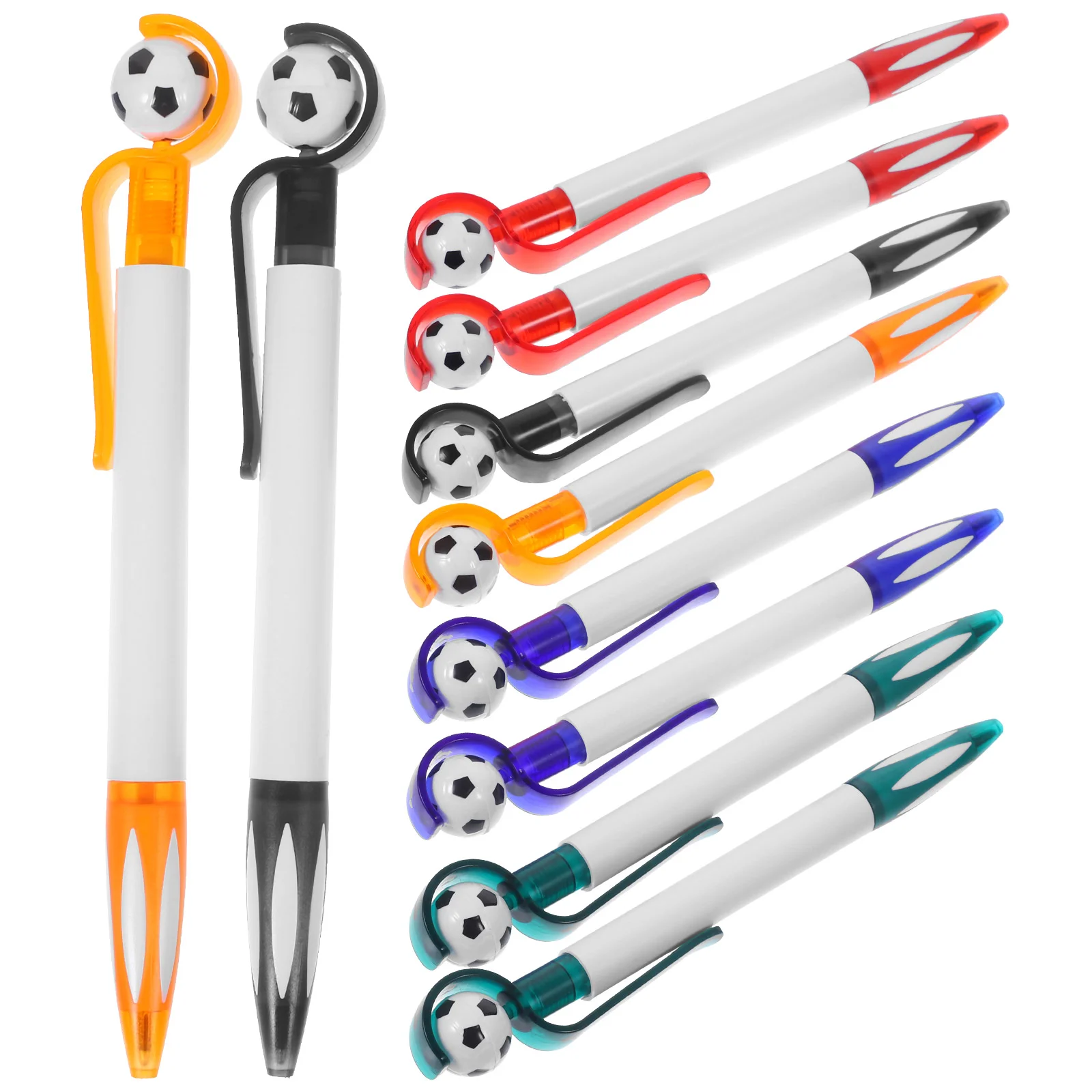 

10 Pcs Football Ballpoint Pen Soccer Themed Pens Poster Cute Party Favors for Teens Bulk Simple