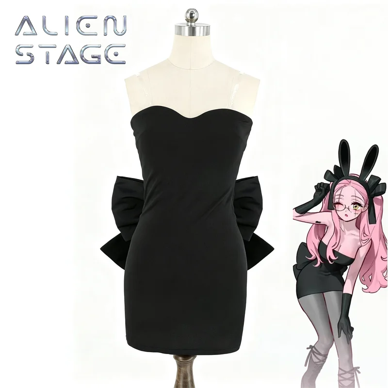 

Anime ALIEN STAGE Mizi Bunny Girl Cosplay Costume Adult Dress Bow Gloves Socks Headband Hair Accessories Suit Halloween Outfits