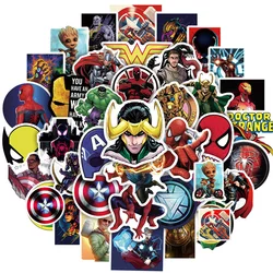 10/30/50/100pcs Mix Cartoon Anime Disney Marvel Stickers Spiderman The Avengers Superhero Decal Skateboard Laptop Car Sticker