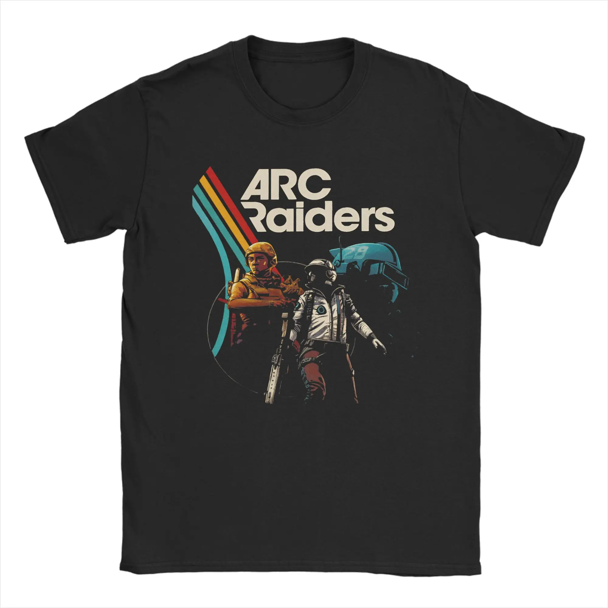 Maglietta Arc Raiders Video Games, T-Shirt Estiva Hip Hop Da Uomo In Cotone, Girocollo, Taglie Forti, Manica Corta, Stile Y2K Retrò