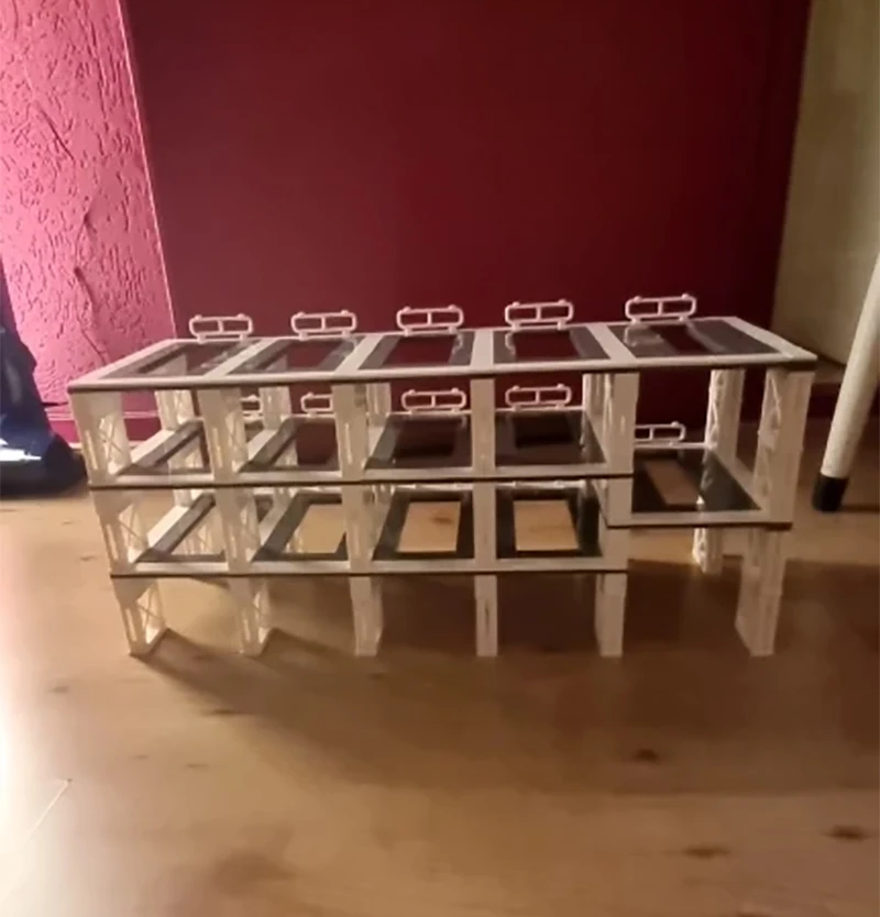 MOCテクニカルカー大型スピード車両ガレージフィット8ワイドカーパーキングロットディスプレイスタンドセットビルディングブロックおもちゃギフト