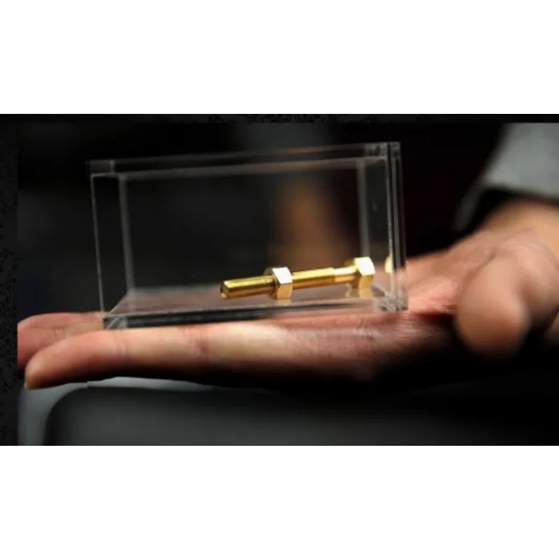 

Magic Mind Screw - Auto-Rotating Nut Off Bolt Close-Up Trick | Micro Psychic Gimmick Props for Magicians (Magia) Professional