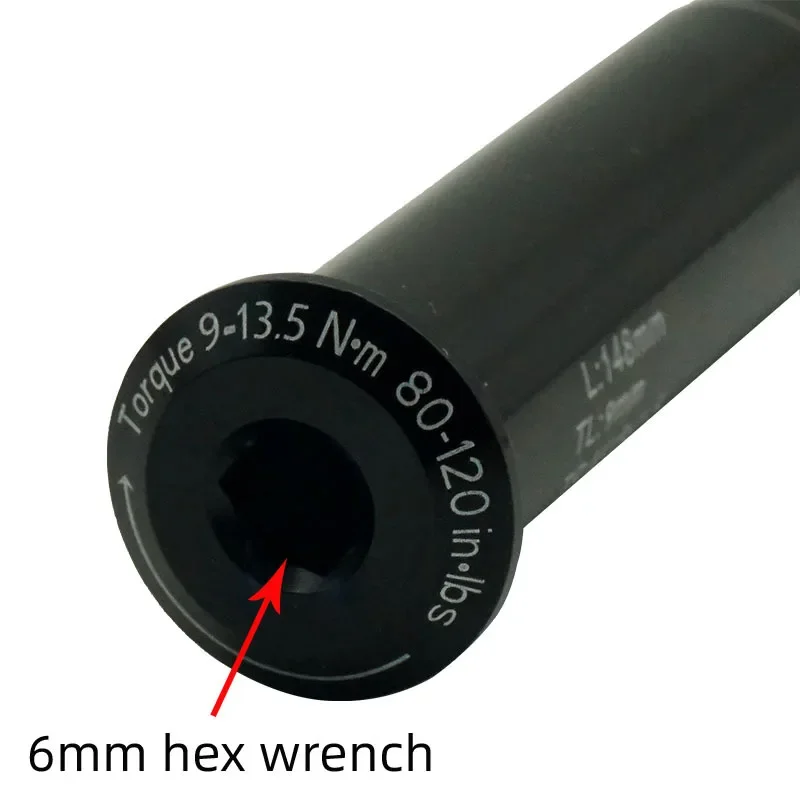 Mountain Bike Thru Axle 158mm Front Hubs Tube Boost Shaft for ROCK SHOX Front Fork 110*15mm Frame Road Bicycle Lever Accessories view 4