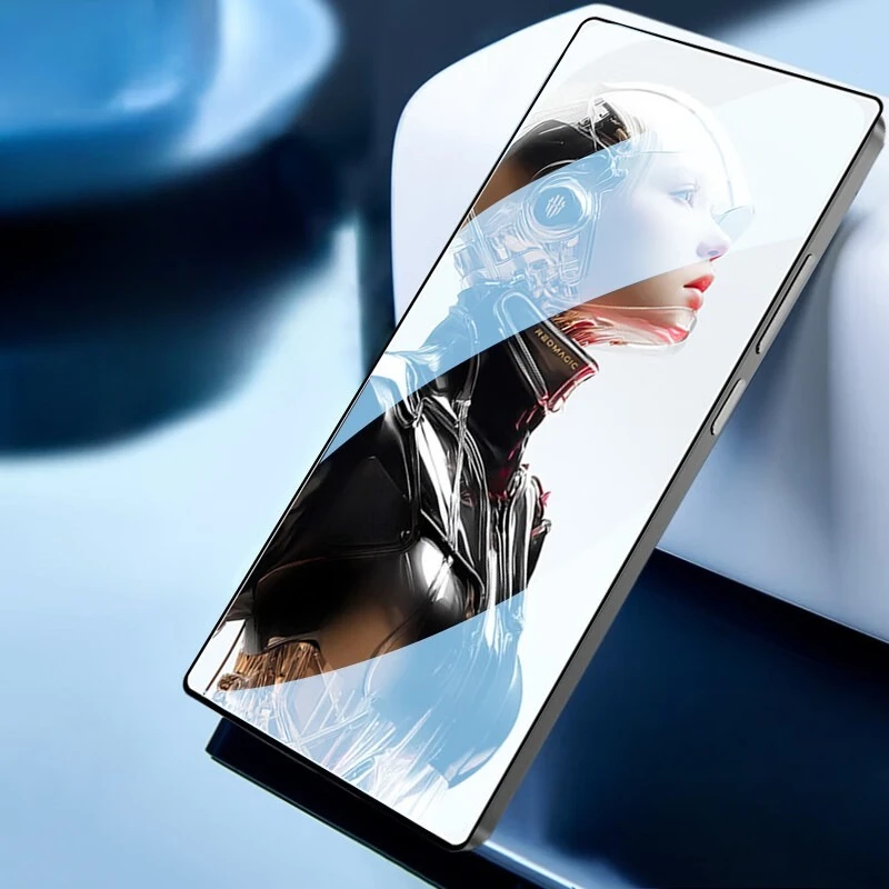 ل ZTE Nubia Red Magic 10S Pro + واضح مكافحة الأزرق متجمد الزجاج المقسى واقي للشاشة ل RedMagic10S 10SPro + طبقة رقيقة واقية