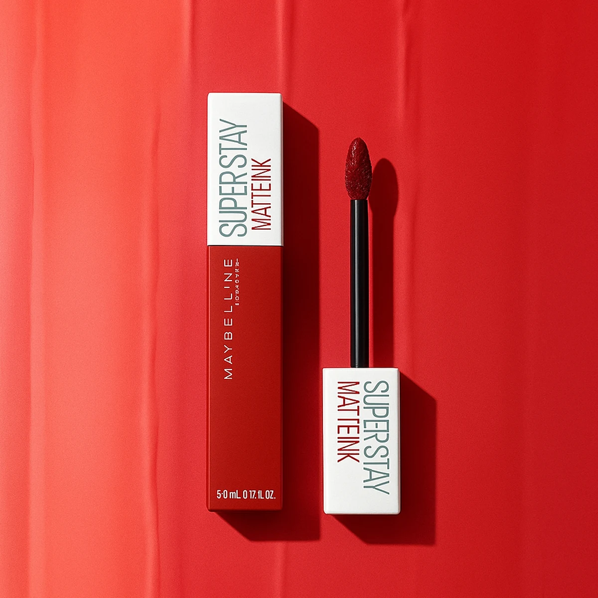 

Maybelline Kiss Velvety Matte Lipstick #315 Velvet Blood Orange - Long-Lasting Moisturizing Non-Stick Mirror Finish Lip Makeup