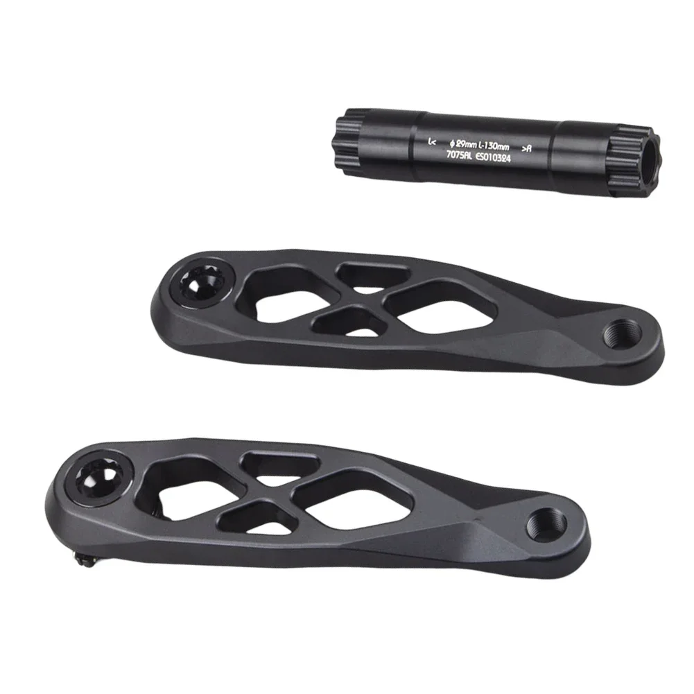 1 Set Ultraligh Bike Crank Aluminum Square Hole Bottom Bracket Crankset For DUB Mountain Bike Bicycle Part Replacement