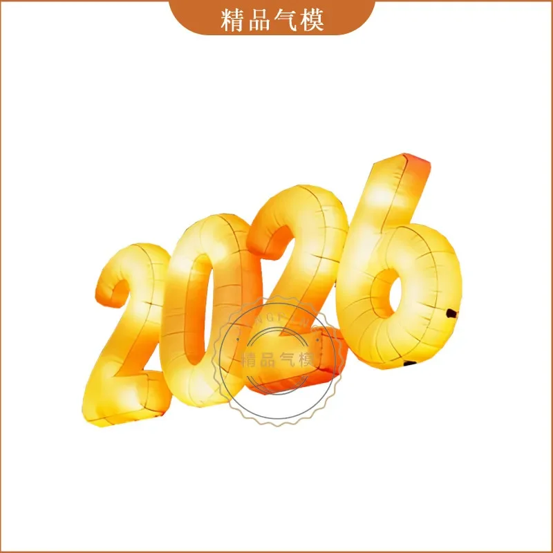 New Year's inflatable air model outdoor wall decoration hanging luminous festival celebration customization Chinese Ne