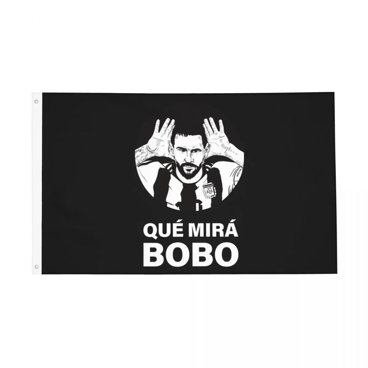 Que Miras Bobo Viral Meme Flags Durable Outdoor Banner Funny Meme Argentina Messied 2 Grommets Home Room Dorm Wall Decor