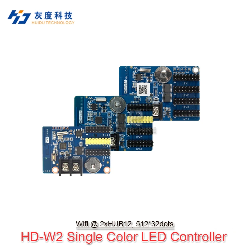 HD-W2 HD-W3A HD-W4A New Wi-Fi Control Card That Supports Mobile App for P10 Single And Dual Color Led Display Screen