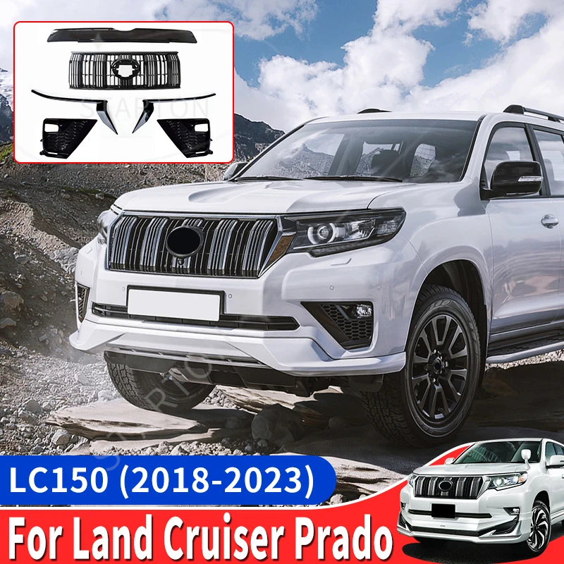 Black Version for Toyota Land Cruiser Prado 150 Lc150 Fj150 2018-2023 Modification Exterior Accessories