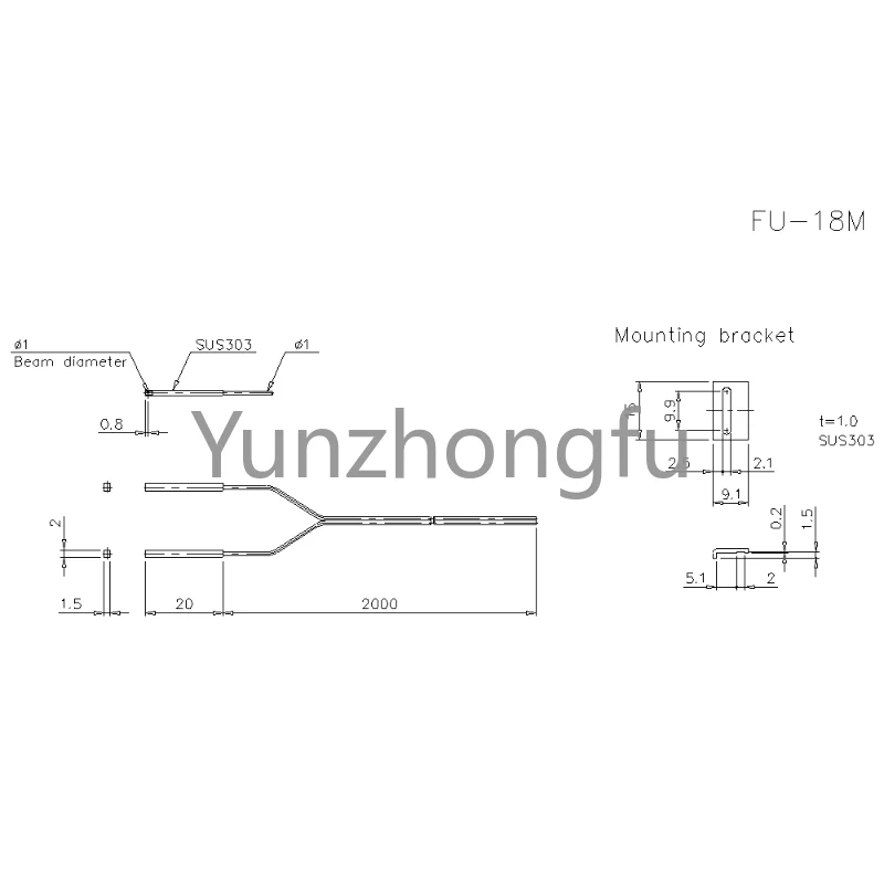 New Original In Stock Proximity Sensor Switch Keyence Sensor FU-18M