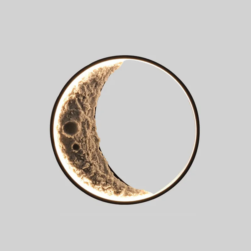 

Outdoor Waterproof Mesh Red Led Wall Lamp Villa Courtyard Gate Crescent Wall Lamp Project Decorative Wall Lamp