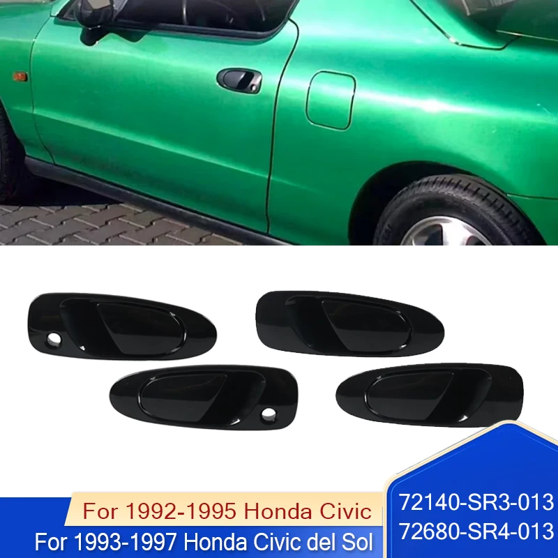 

Внешняя ручка двери автомобиля спереди и сзади для Honda Civic 1992-1995 годов для Honda Civic del Sol 1993-1997 годов 72140SR3013 72640SR4013