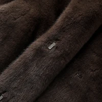 Luxury Faux Mink Coat 12 Neo Mint 2024 Winter Luxury Faux Mink Fur Coat Women Iconic Brand Long Outerwear Jacket Crystal Hooks Street Style Warm Overcoat 6