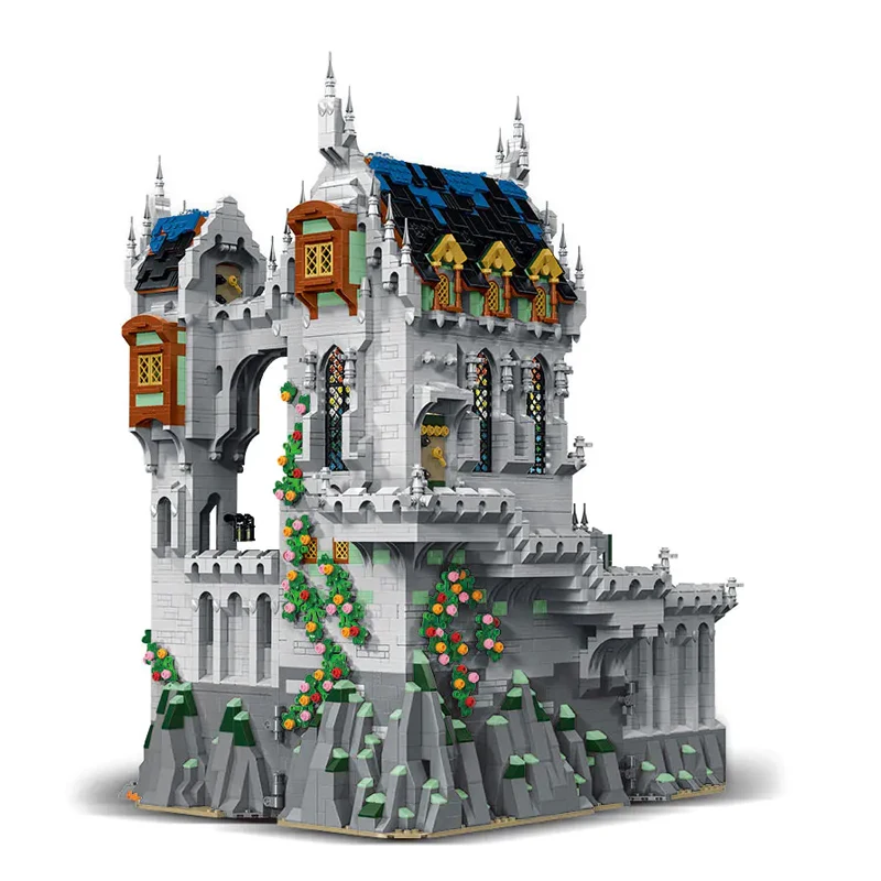 8603 قطعة مجموعات مباني قلعة القرون الوسطى ، مورك 033010 مدينة شارع نموذج وحدات المباني كتل هدية للبالغين #4