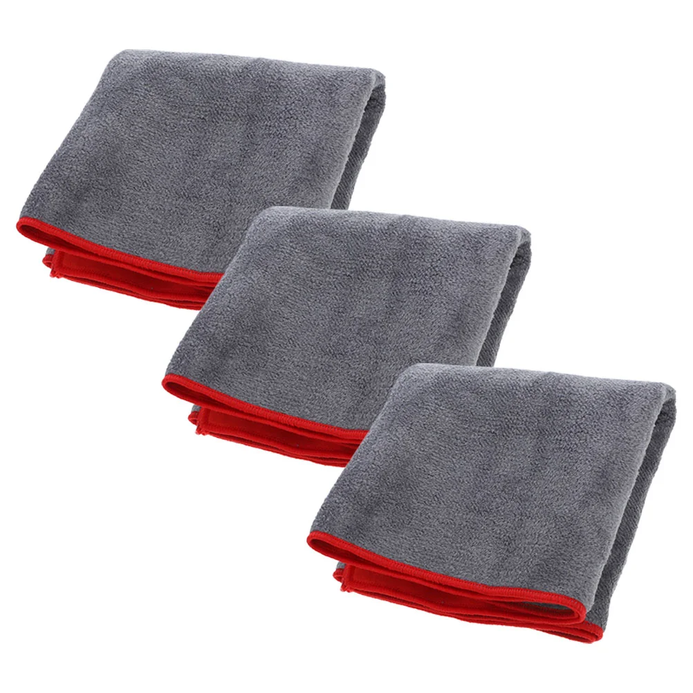 

3 Pcs Car Drying Towel Auto Washing Towels Cloths Cleaning Super Absorbent Washcloths