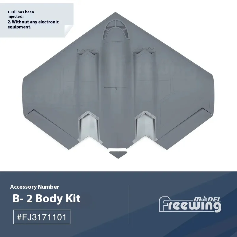 FreFukFlightline 70mm Accessoires B-2 Corps Ailes Principales Tête De Train D'atterrissage Couverture Composants Structurels Led Lumières